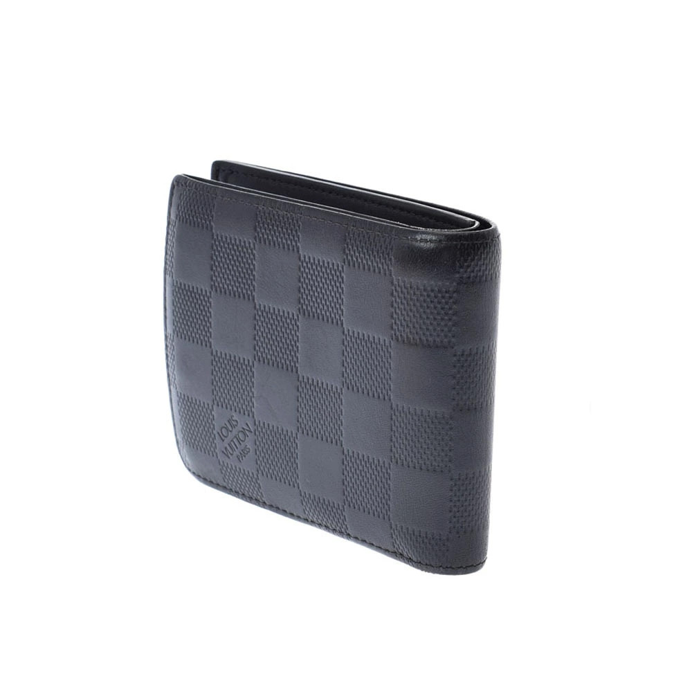 Louis Vuitton Wallet Bi Infini Damier NM Marco fold Portefeuille Leather Brown